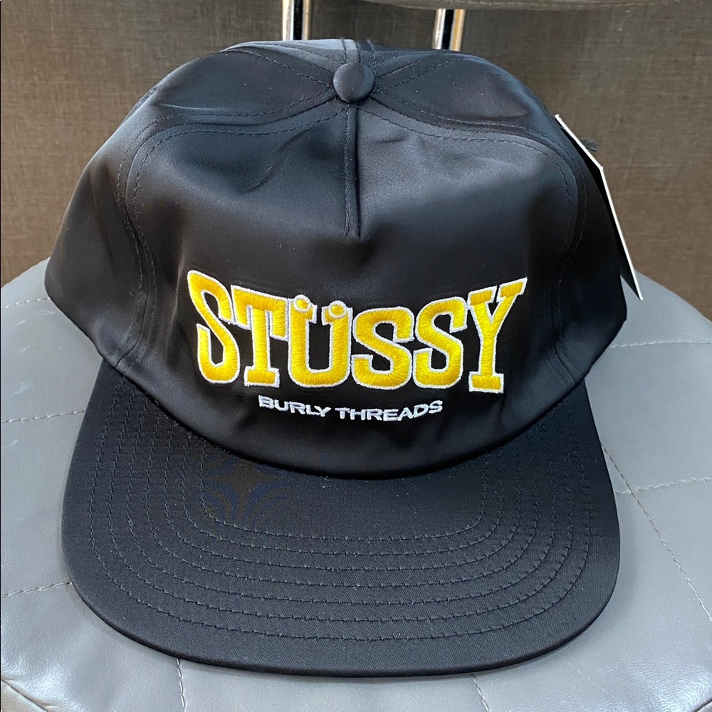 Stussy Black and Yellow Cap